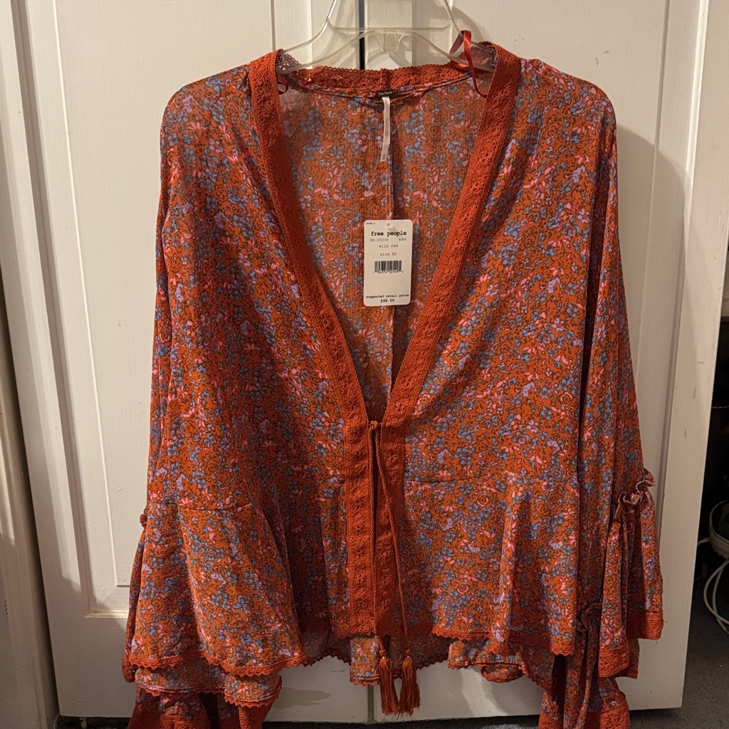 Nwt Free People Floral Kimono